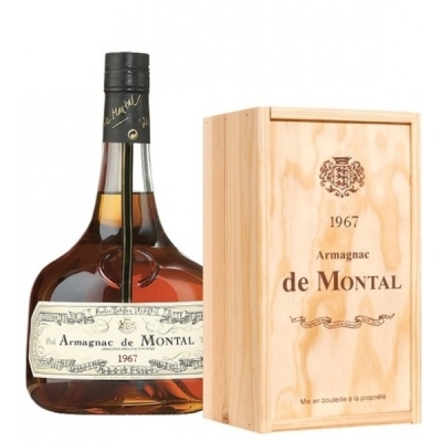 packshot DE MONTAL Armagnac Vintage 1967