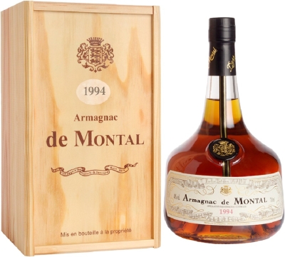 packshot DE MONTAL Armagnac Vintage 1994