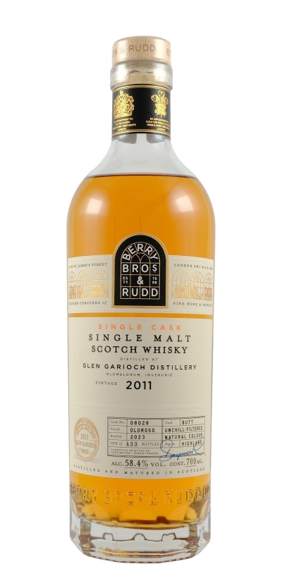 packshot BERRY BROS & RUDD - Glen Garioch 2011 oloroso