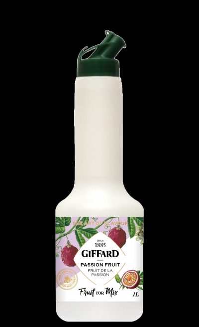 packshot GIFFARD Passionfruit Puree 1,0 ltr