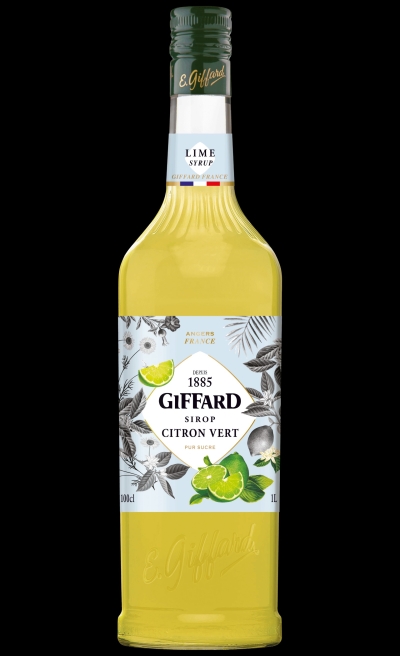 packshot GIFFARD Lime Syrup 1,00 ltr