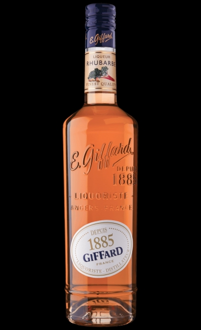 packshot GIFFARD rhubarb liqueur 0.70 ltr
