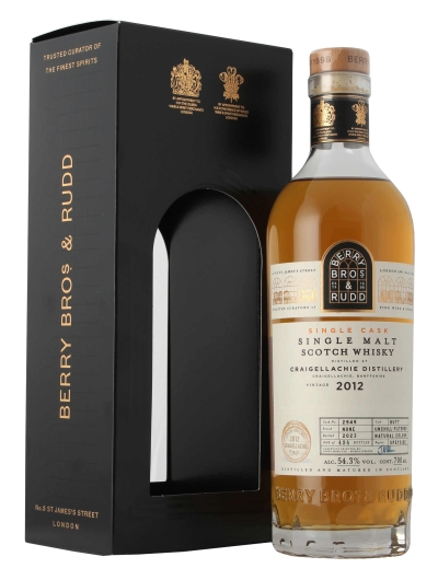 packshot BERRY BROS & RUDD SC Craigellachie 2012