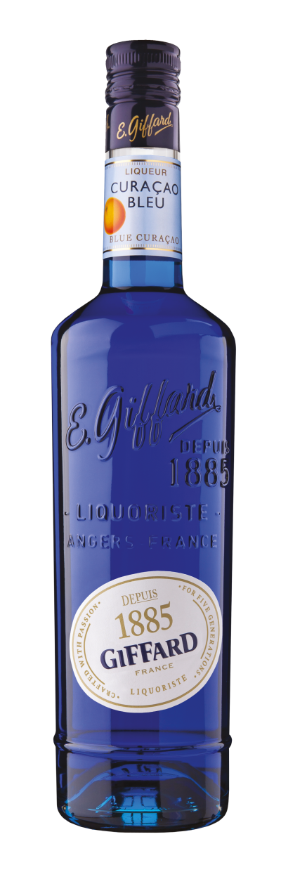packshot GIFFARD Blue Curacao Liqueur  0,70 ltr