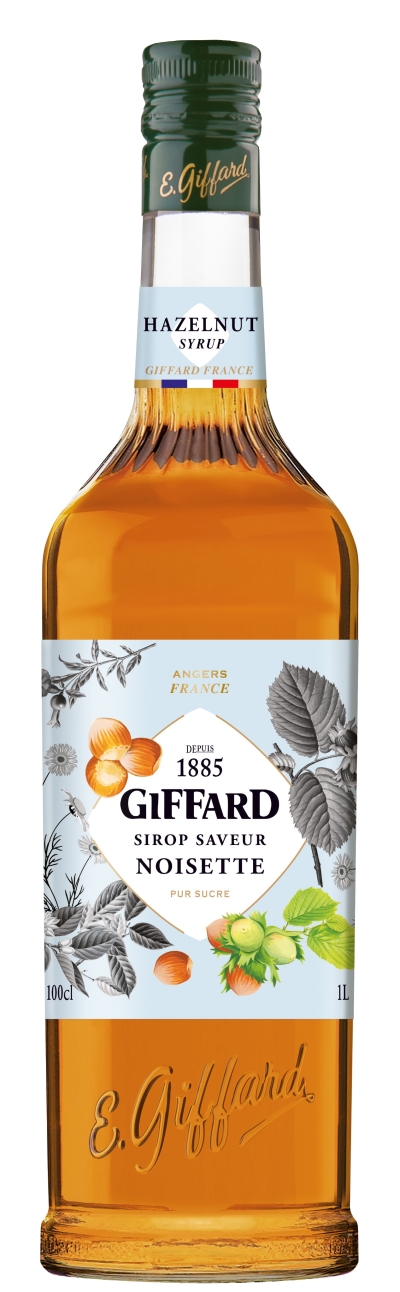 packshot GIFFARD Hazelnut Syrup 1,00 ltr