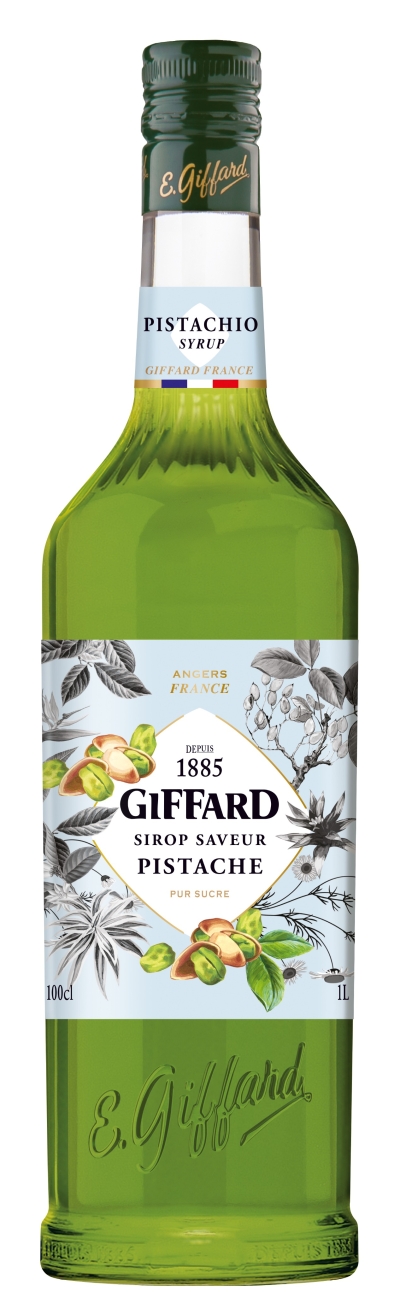 packshot GIFFARD Pistache Syrup 1,00 ltr