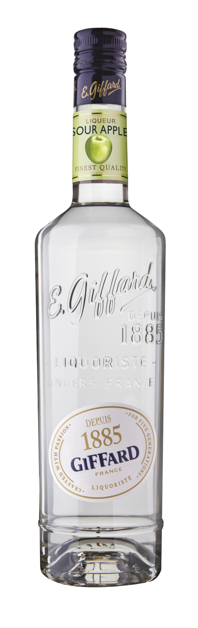 packshot GIFFARD Sour Apple Liqueur 0,70 ltr