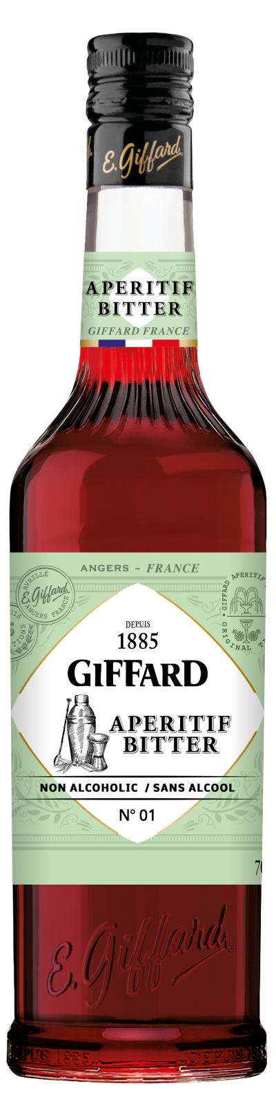 packshot GIFFARD 0,0% Aperitif Bitter 0,70 ltr