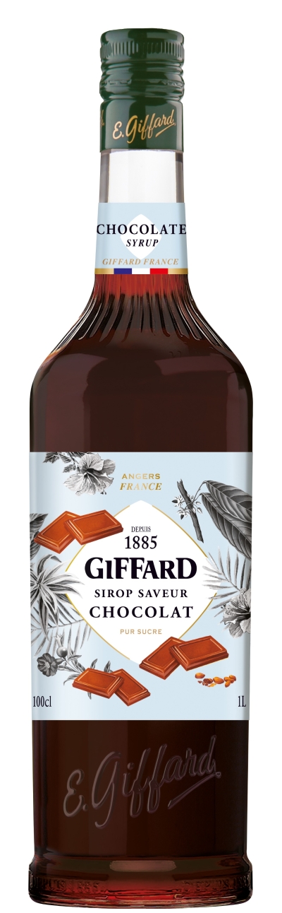 packshot GIFFARD Dark Chocolate Syrup 1,00 ltr